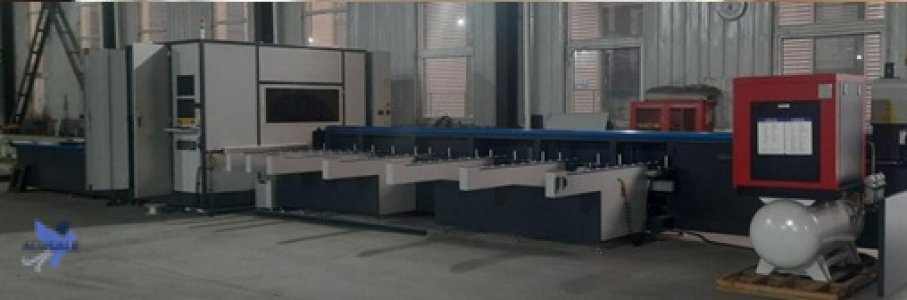 24 Axis Aluminium Profile CNC Machining and Cutting Line